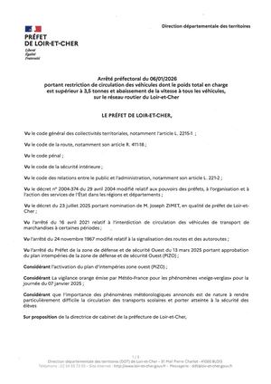 Ap Portant Restriction De Circulation Des 3 5 T Et Abaissement De La Vitesse à Tous Véhicules