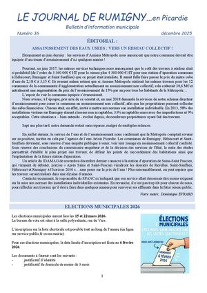 Journal N°36 Décembre 2025