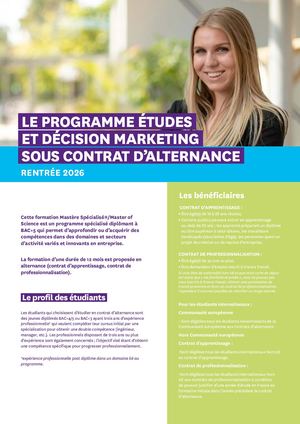 Fiche alternance Etudes et Décision Marketing