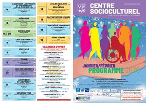 Programme du CSC Janvier - Février 2026