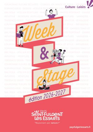 Livret Week&Stage - Edition 2026-2027