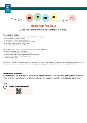 Médiation Familiale