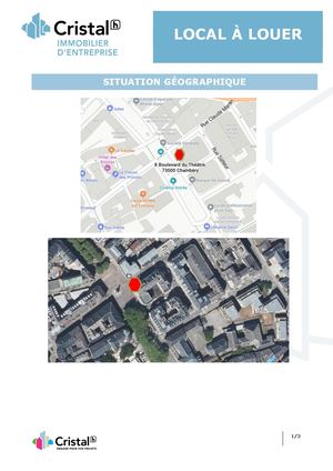Fiche Com Location - 8 boulevard du Théatre