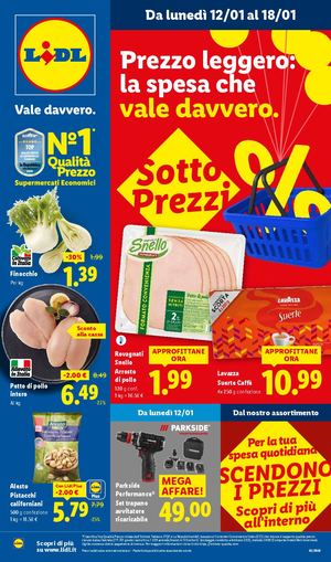 LIDL Offerte Valide Dal 12 01 Al 18 01 Volantino Settimanale 03 Compressed