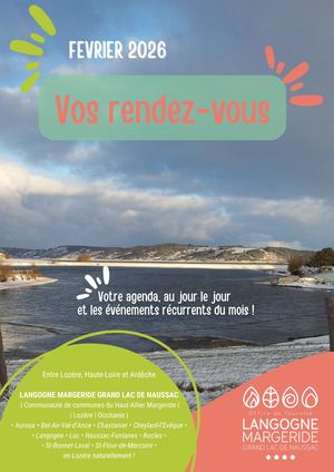 Vos rendez-vous de FEVRIER 2026 Langogne & sa région