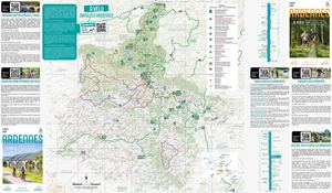 Carte À vélo dans les Ardennes