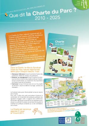 Charte du Parc naturel régional (résumé)