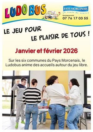 Programme Ludobus Janvier et Février 2026