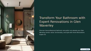Bathroom Renovation Glen Waverley | Home Renovations Expert OZ