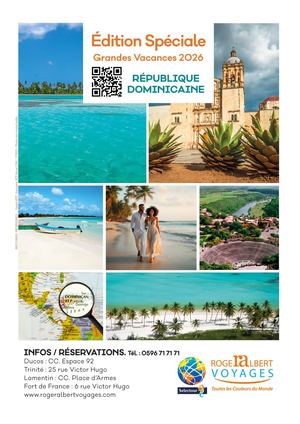 Edition Spéciale République Dominicaine Roger Albert Voyages 2026