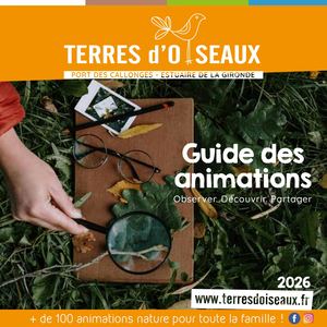 Guide des animations Terres d'Oiseaux 2026