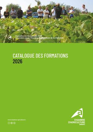 Catalogue de Formation Chambre d'agriculture de la Charente 2026