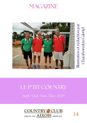 Gazette Mois De Sept, Oct, Nov, Déc