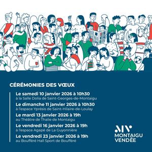 Céremonies des vœux - Montaigu-Vendée