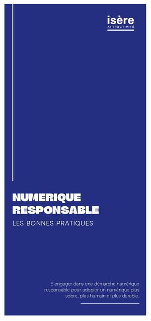 Numérique Responsable Les Bonnes Pratiques