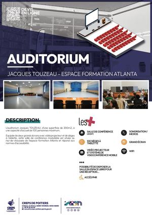 Auditorium - Jacques Touzeau