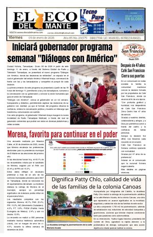 Viernes 09 de enero de 2026