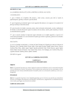 Ley De La Carrera Docente (Con Reforma De 2017) (2)