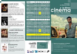 Programmation Studio Republique Du 7 Au 20 Janvier 2026