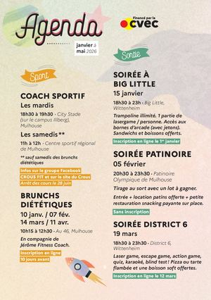 Programme Vie de campus 68 - Sept à Déc 2025