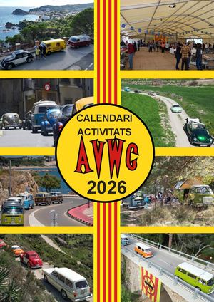 Calendari Activitats AVWC 2026