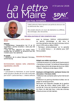 Lettre Du Maire N°21