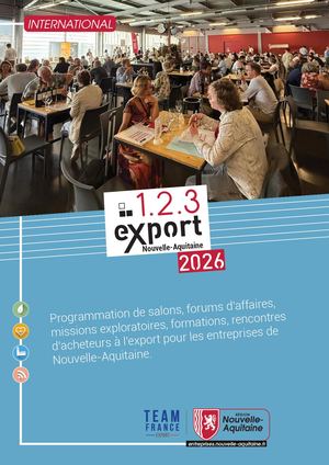 Agenda Export 2025 Nouvelle Aquitaine