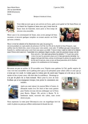 Vœux 2026 d'une missionnaire !