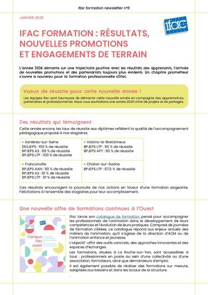Newsletter formation professionnelle