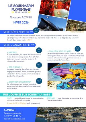 Groupes ACMSH Sous-marin Flore Hiver 2026