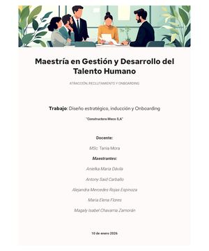 Plan De Inducción Y Ouboarding