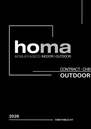 Catalogue 2026 spécial: Contract CHR