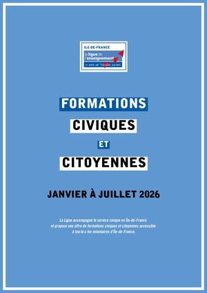 Formations Civiques Et Citoyennes 2026 S1