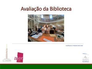 Avaliação Da Biblioteca 1º Período 2025 26 Pptx