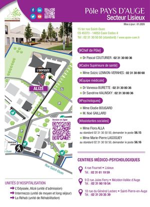 Fiche Présentation - Pôle Pays d'Auge / Secteur Lisieux