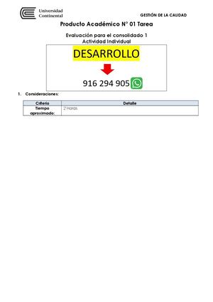 Gestión De La Calidad PA1