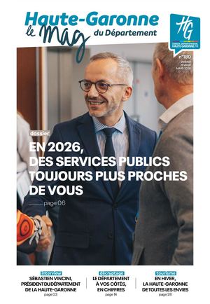 Haute-Garonne magazine n°189 - janvier/février/mars 2026