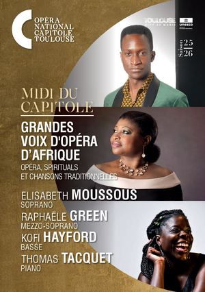Programme - Midi Grandes Voix d'Opéra d'Afrique