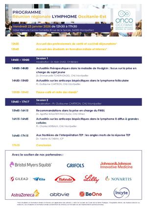 Programme RR Lymphome Occitanie-Est 2026