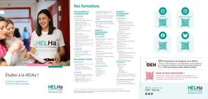 Étudier à la HELHa