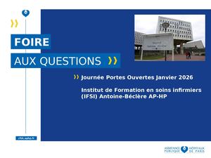 Foire aux Questions - IFSI Antoine-Béclère AP-HP
