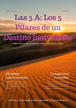 Las 5 A Del Turismo Revista