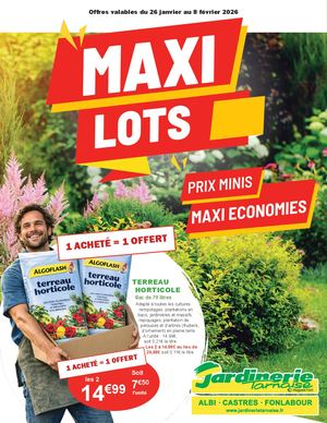 Maxi Lots Janvier 2026