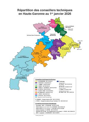 Carte Territoire Conseillers techniques