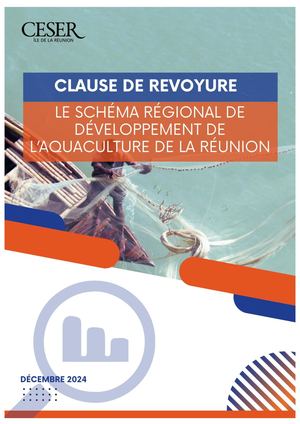 Clause de revoyure - le schéma régional de développement de l'aquaculture de La Réunion - décembre 2024