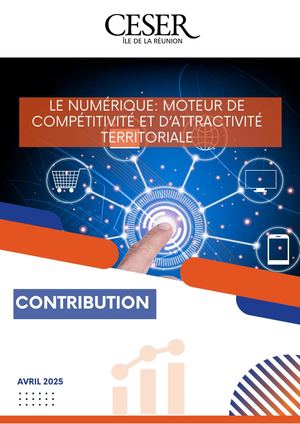 Le numérique : moteur de compétitivité et d'attractivité territoriale - contribution - avril 2025