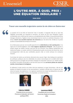 L'essentiel « L'Outre-mer, à quel prix : une équation insulaire ? » - juin 2025