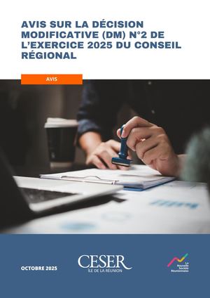 Avis sur la décision modificative n°2 de l'exercice 2025 du conseil régional - octobre 2025
