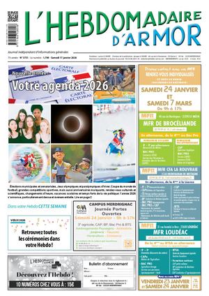 L'Hebdomadaire d'Armor n°3731 du samedi 17 Janvier 2026