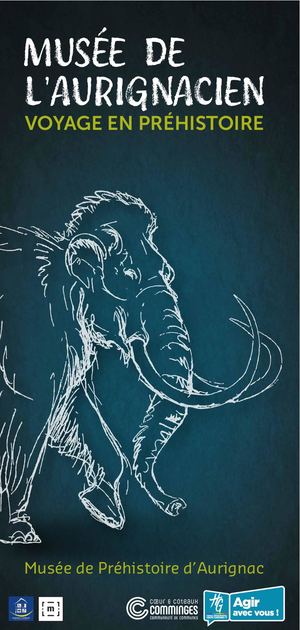 Dépliant Musée de l'Aurignacien